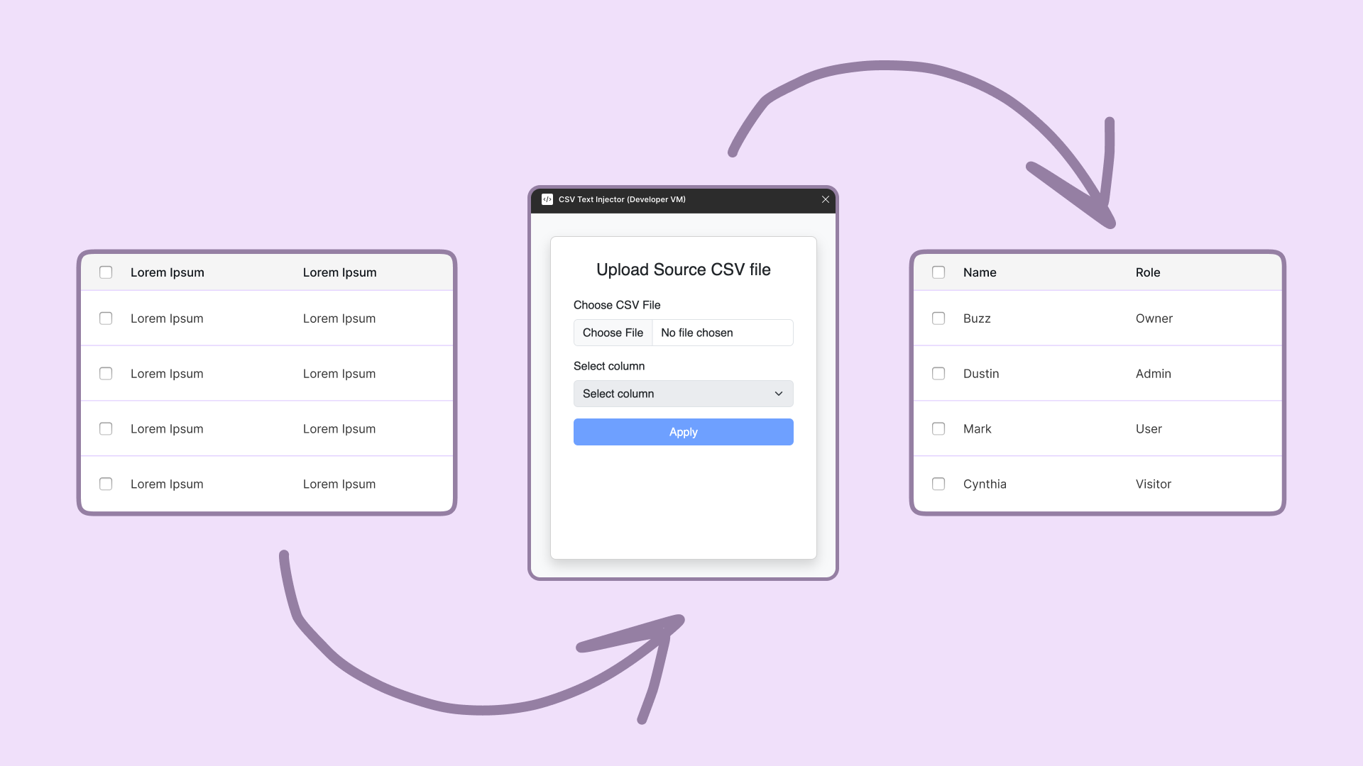 CSV Text Injector Figma Plugin